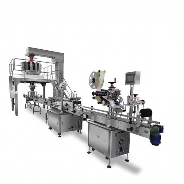 Automatic cans filling sealing machine