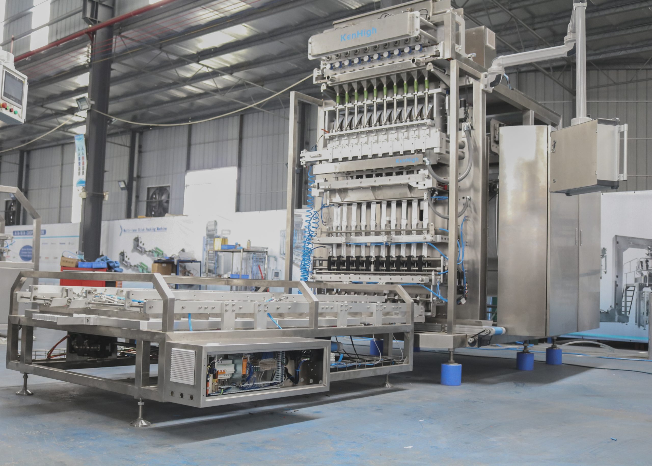 multi-lane stick pack machine