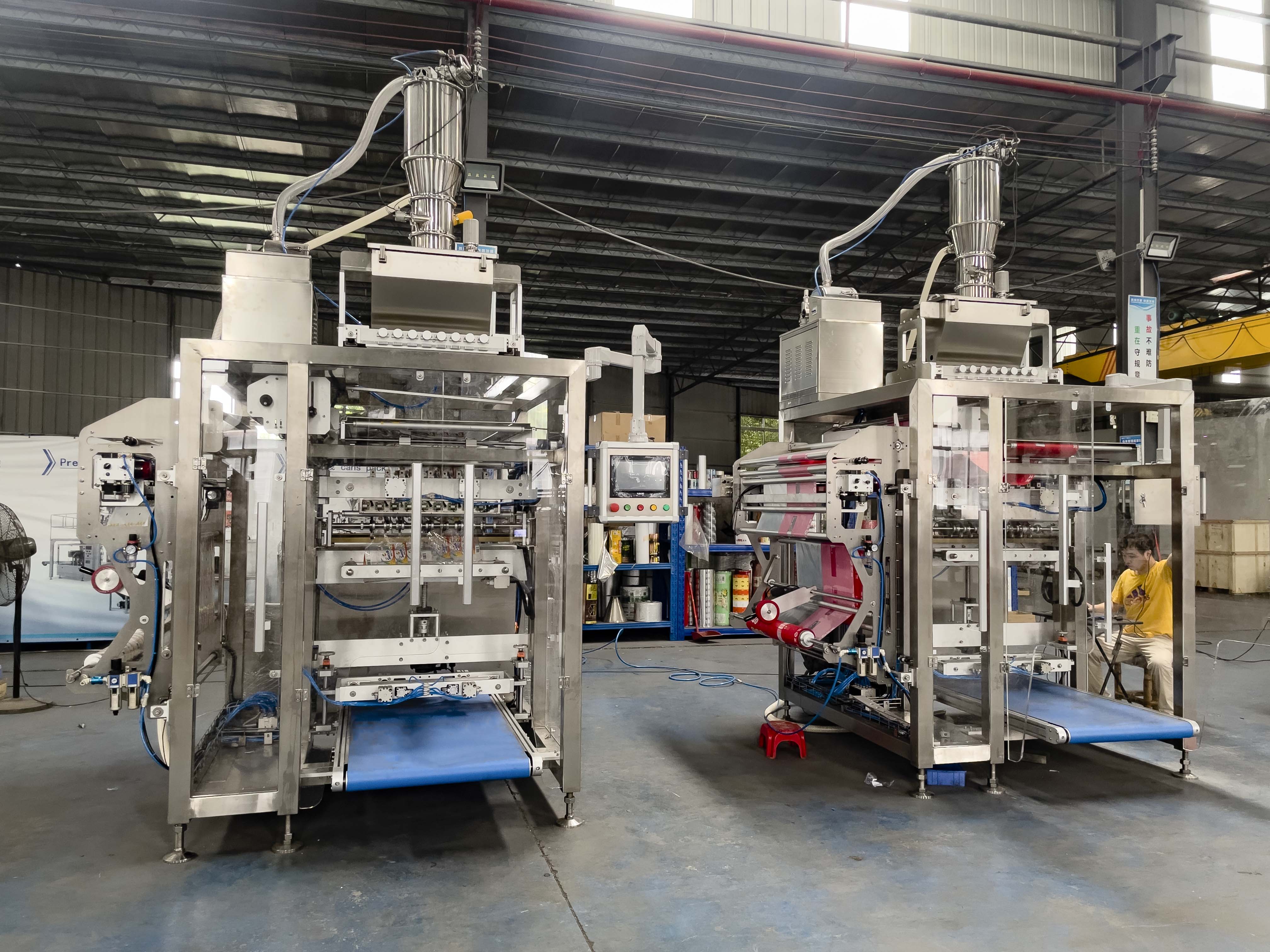4 side seal sachet packing machine