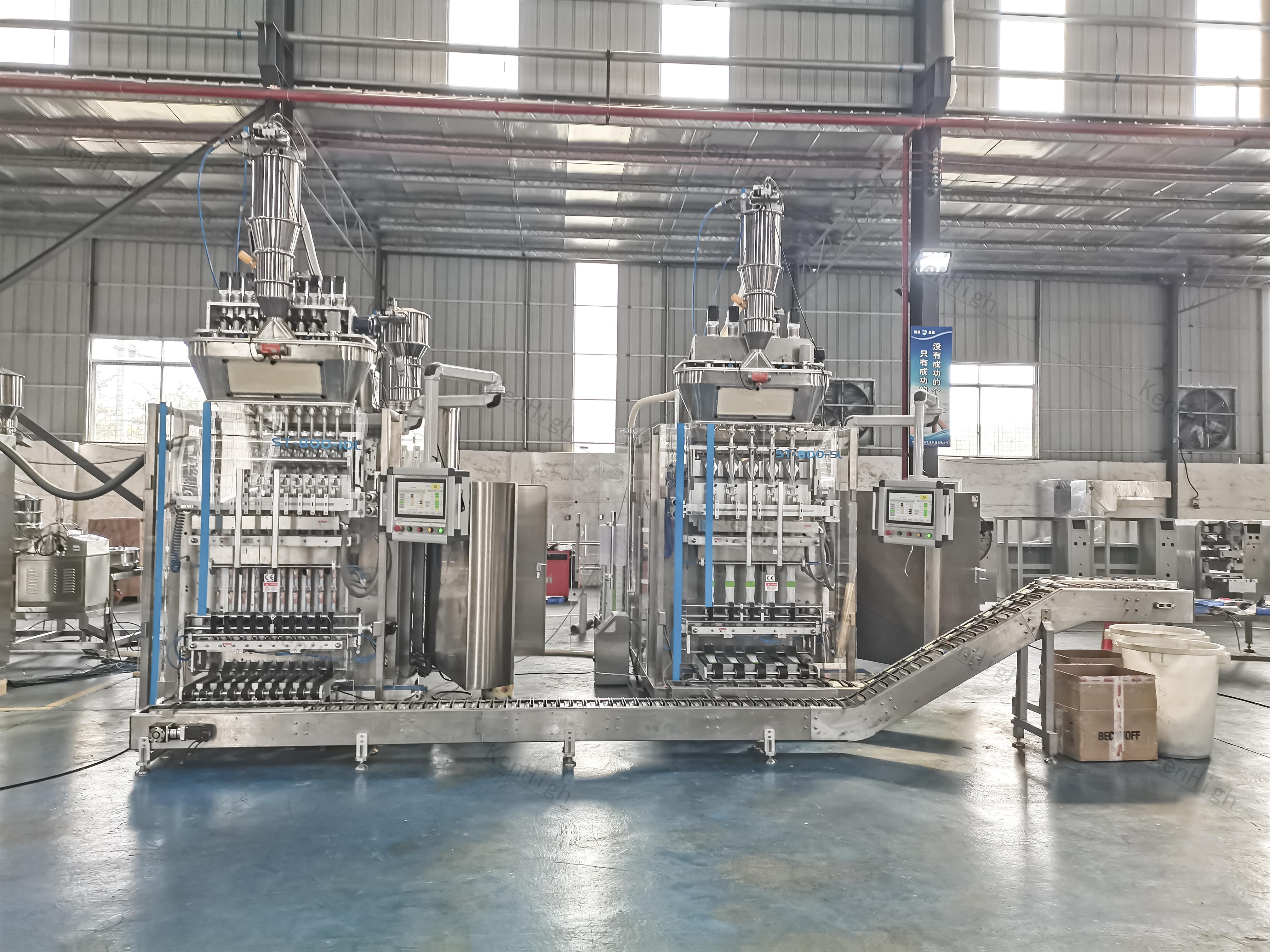 multi-lane stick sachet packaging machine