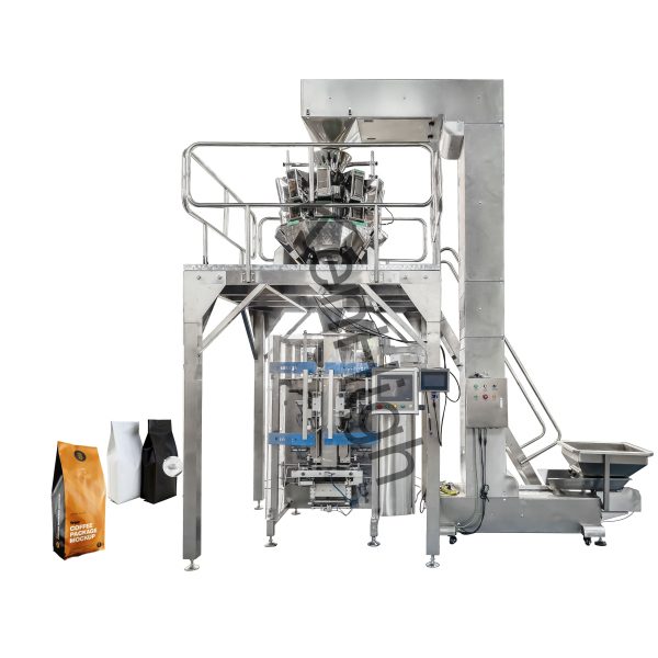 quad seal packing machine with degassing valve