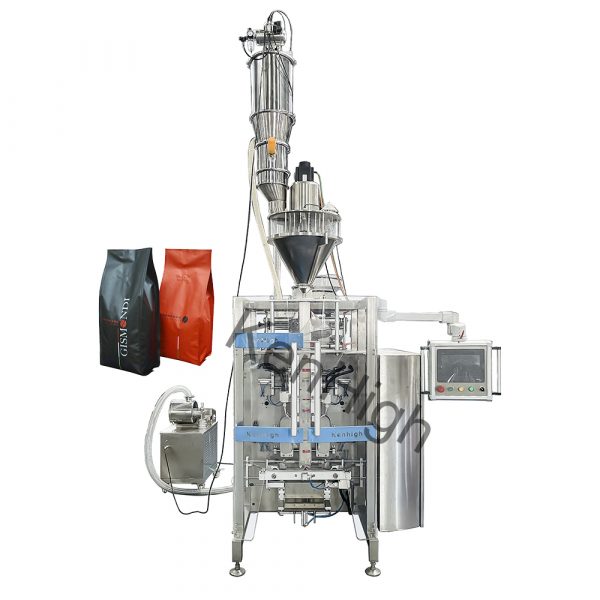 coffee powder quad seal packing machine
