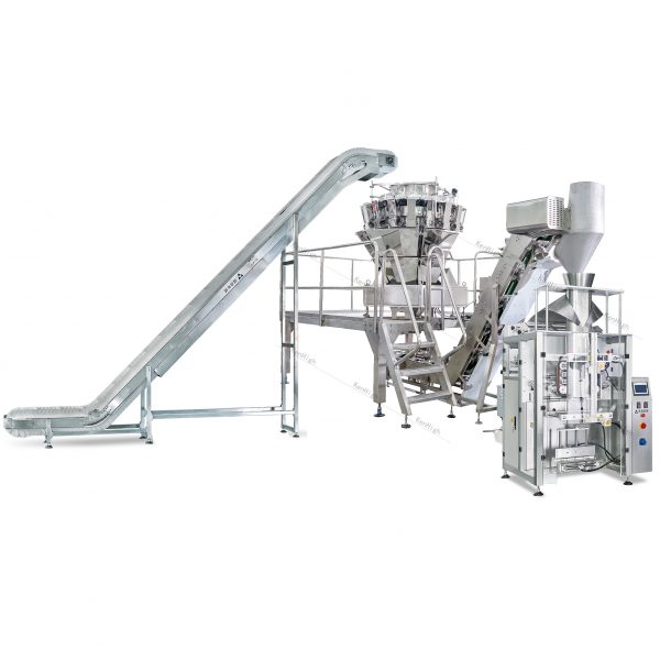 VFFS packing machine for limited heright workshop